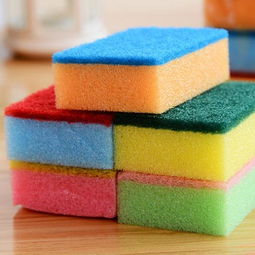 厂家直销特价批发海绵百洁布 高效洗碗利器，2元店优质货源